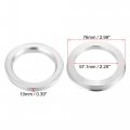 X Autohaux 4pcs Od 76mm To Id 57 1mm Aluminum Alloy Car Auto Hub Centric Rings Wheel Bore Center Spacer Replacement