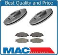 Front Brake Rotors And Ceramic Pads For 1999 2003 Ford Windstar Van Set Of 2 Xtra Duty 