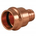 Nibco Pc604p 1 2 X Wrot Copper Pex Press Adapter With Leak Detect 