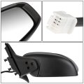 Mi1320148 Factory Style Driver Left Side Mirror Manual Folding Power Adjust Turn Signal Compatible With Mitsubishi Lancer 15-16
