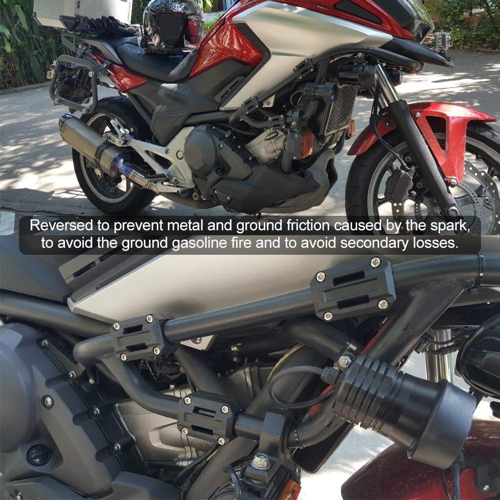 Motorcycle Engine Guard Bumper Crash Bar Protectors 22 25 28mm For R1200gs R1150gs Black Nylon Sliders With Mounting