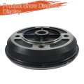 Front Rear Brake Drum Replacement For Kawasaki Mule 2010 2500 2510 1993-2001 41038-1227 41038-1226