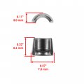 Caltric 2x Exhaust Valve Kit Compatible With Honda Crf250r 2004 2005 2006 2007 14721-krn-670
