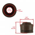 Caltric 2x Exhaust Valve Kit Compatible With Honda Crf250r 2004 2005 2006 2007 14721-krn-670