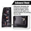 G-plus Right Passenger Side Rear Brake Tail Lights W Wiring Harness Replacement Compatible With 2003-2006 Chevy Silverado All
