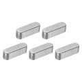 5pcs Round Ended Feather Key X 5 16mm Carbon Steel Parallel Drive Shaft Stock Machine Keyway For Type Fastening Connection 