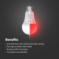 Feit Electric Led Color Changing Light Bulb A19 With An E26 Medium Base 60w Equivalent 15 Year Life