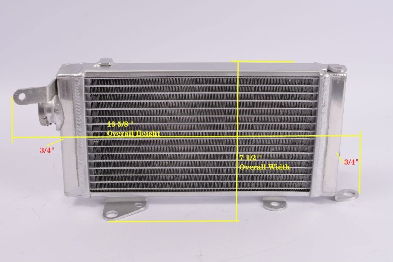 2015-2018 Kawasaki Klr650 Full Aluminum Motorcycle Radiator 2016 2017