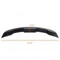 Aintier 1pc Abs Spoiler Wing Compatible For 2015-2021 Ford Mustang Gt350 Gt500 Matte Black Rear Trunk Tail