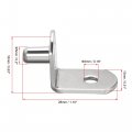 Uxcell Shelf Support Peg 3 Styles Furniture Cabinet Bookcase Closet Bracket Pegs 5mm Pin Silver Tone With Hole 60pcs