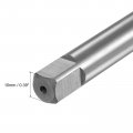 Uxcell Metric Thread Tap M15 X 1 H2 160mm Extra Long Straight Flute Screw Milling Machine Taps Threading Tapping Repair Tool