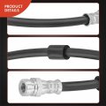 A-premium Rear Outer Brake Hydraulic Hose Compatible With Select Mitsubishi Models Lancer 2008-2015 Outlander Sport 2011