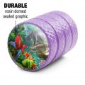 Scarlet Macaw And Jaguar Valve Stem Caps For Tire Rim Wheel Aluminum Purple