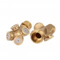 Uxcell 1 2bsp Dn15 4 Hole Mist Spray Nozzle Garden Sprinklers Irrigation Fitting 2pcs