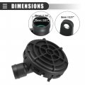 Motoforti Pvc Engine Crankcase Vent Valve For Audi A6 2006-2008 Plastic 06e103245e Black