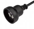 Nema5-15p To Au As3112 Power Cordptekits Usa Nema 5-15p Plug To Saa Australia Female Socket Ac Cable 1ft 0 3m