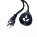 Nema5-15p To Au As3112 Power Cordptekits Usa Nema 5-15p Plug To Saa Australia Female Socket Ac Cable 1ft 0 3m