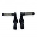 Httmt Mt216-111 216-096- Black 2 5 Short Angled Adjustable Foot Peg Kit Compatible With 1 25 Engine Guard Harley Road King