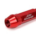 60mm Anodized Aluminum Valve Stem Caps Spiked Head Design Car Accessories Universal Fit For Most Vehicles Red Pack Of 4