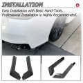 Hecasa Rear Bumper Spat Valance Lip Oe-style Compatible With 2015-2021 Subaru Wrx Sti