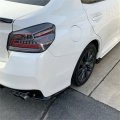 Hecasa Rear Bumper Spat Valance Lip Oe-style Compatible With 2015-2021 Subaru Wrx Sti