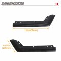 Hecasa Rear Bumper Spat Valance Lip Oe-style Compatible With 2015-2021 Subaru Wrx Sti