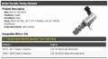Vvt Variable Valve Timing Solenoid Intake Compatible With 2005-2011 Subaru Impreza