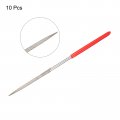 Uxcell 3mm X 140mm Lapidary Jeweler Round Tail Diamond Needle Files 10 Pcs