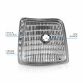 Amerilite For 1992-1996 Ford F150 F250 Bronco Oe Crystal Chrome Replacement Sider Marker Light Passenger And Driver Side