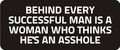 3 Behind Every Successful Man Is A Woman Who Thinks Hen Hole 1 4 X Hard Hat Biker Helmet Stickers 