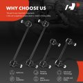 A-premium Set Of 4 Front Rear Sway Bar Links Kit Stabilizer Compatible With Mazda Protege 2001-2003 5 2002-2003