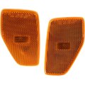 Front Side Marker Light Pair For Hummer H3 2006 2007 2008 2009 2010 Driver And Passenger Hu2550100 Hu2551100 15873638 15873639 