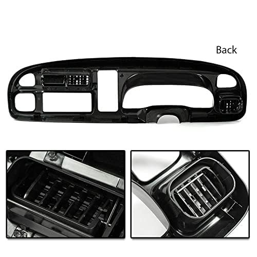 Dash Board Bezel Cover For 1998-2002 Dodge Ram 1500 2500 3500 Fit Instrument Panel W Vents
