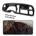 Dash Board Bezel Cover For 1998-2002 Dodge Ram 1500 2500 3500 Fit Instrument Panel W Vents