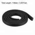 Uxcell Solid Rectangle Rubber Seal Strip 10mm Wide 5mm Thick 1 Meter Long Black