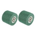 2pcs 120x100x19mm 800 Grit Non-woven Polishing Burnishing Wheel Nylon Wire Drawing Abrasive Flap For Surface Treatment 
