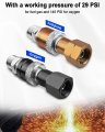 Oxy Acetylene Torch Quick Connect Set Qdb10 9 16 In 18 B Fittings For Welding And Cutting Operations Oxygen Fuel Gas Connector