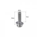 Uxcell M2 5 X 10mm Stainless Steel Phillips Pan Head Machine Screws Bolts Combine With Spring Washer And Plain Washers 20pcs