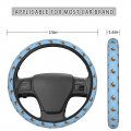 Fehuew Little German Shepherd Dog Steering Wheel Cover For Women Girls 15 Inch Universal Auto Car Anti Slip Wrap Covers Fit