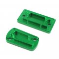 Liru Cnc Front And Rear Brake Fluid Reservoir Cover Cap Set For Kawasaki Kx125 Kx250 03-08 Kx250f 04-16 Kx450f 06-16 Klx450r