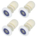 4 Pcs 27mm Shower Door Rollers Wheels Replacement White 