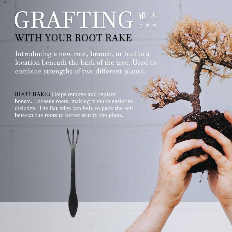 Bamboomn Bonsai Root Rake Tool 1 Piece