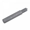 Uxcell 8mm Shank 45 Steel 6mm Dia Plum Dead Center Ejector Pin Drill Chuck With Tip For Mini Lathe Beads Machine