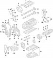 Volkswagen 06h 109 467 Ae Engine Balance Shaft Chain Tensioner