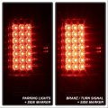 Acanii For 1997-2003 Ford F150 99-07 F250 F350 F450 Superduty Chrome Led Tail Lights Brake Lamps Pair Set Left Right