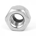 Aexit M4 304 Nails Screws Fasteners Stainless Steel Nylock Self-locking Nylon Insert Hex Lock Nut Bolt Sets Nuts 100pcs