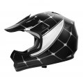 Dot Youth Kids Motocross Offroad Street Dirt Bike Helmet Goggles Gloves Atv Mx A Black Spiders Small 