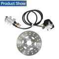 Rear Hydraulic Brake Assembly 1 55m Cylinder Caliper Replacement For Go-kart