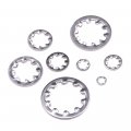 Hilitchi 300-pcs 8-size 304 Stainless Steel Internal Tooth Star Lock Washers Assortment Set Size Included M2 M3 M4 M5 M6 M8 M10 