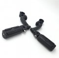 Smt-black Adjustable Highway Peg Mounting Kit Skull Zombie Footrest Compatible With V-star Roadstar Suzuki Boulevard Equipped